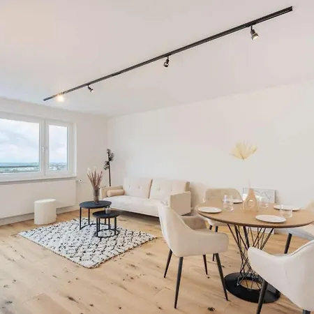 Penthouse 12 Stock Panorama Flughafen Muc Apartman